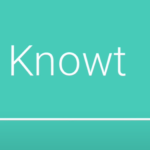 Turquoise banner with the word "Knowt" and a decorative underline